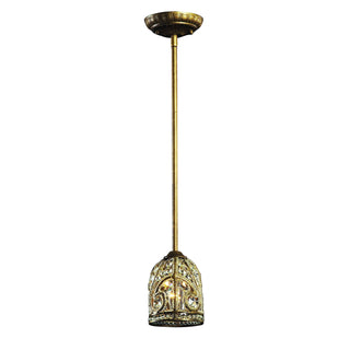 Elizabethan 5'' Wide 1-Light Mini Pendant - Dark Bronze