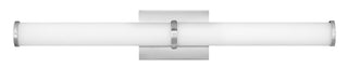 Simi Large LED Vanity In Brushed Nickel Finish