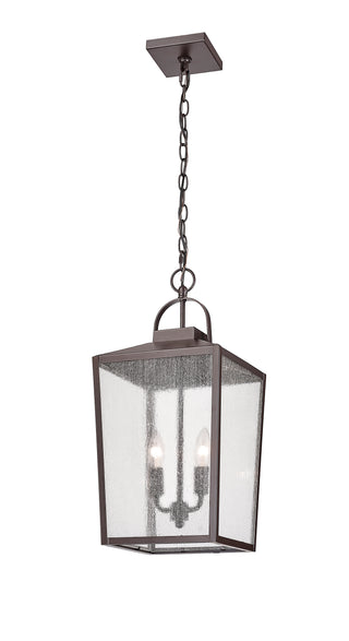 Devens 2-Light Outdoor Hanging Lantern Powder Coated Bronze