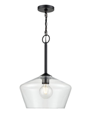 Morbelle 1-Light Pendant Light Matte Black