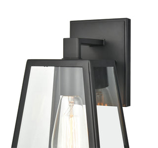 Grant 1-Light Outdoor Wall Sconce Powder Coated Black