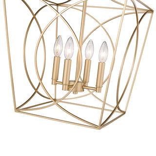 Tracy 4-Light Pendant light Painted Modern Gold