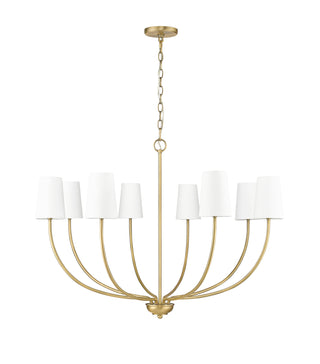 Kandor 8-Light Chandelier Ceiling Light Vintage Brass