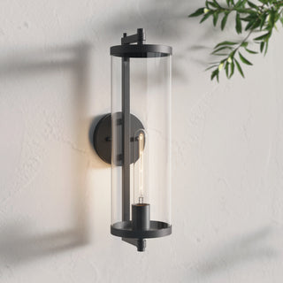 Beckham 1-Light Outdoor Wall Sconce Textured Black