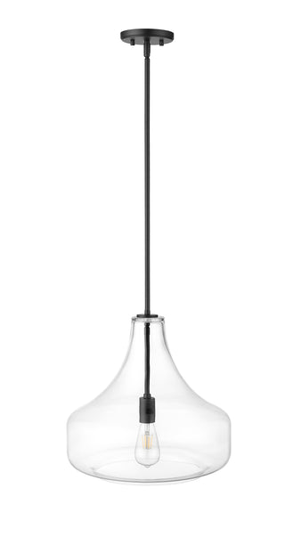 Madelynn 1-Light Pendant light Matte Black
