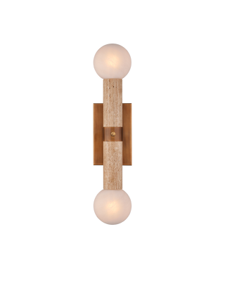 Beatrix Beige Bath Wall Sconce