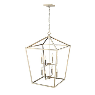 8-Light Pendant light Modern Gold