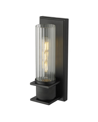 1-Light Wall Sconce Matte Black