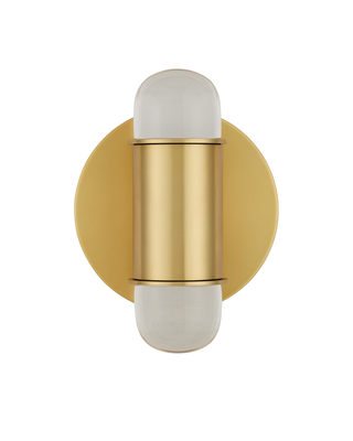 Capsule Brass Wall Sconce