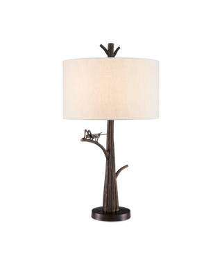 Grasshopper Bronze Table Lamp