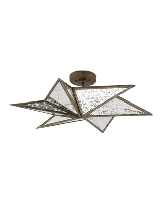 Stargazer Bronze Semi-Flush Mount