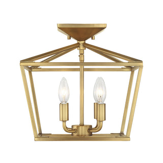 Townsend 4-Light Ceiling Light in Warm Brass Warm Brass