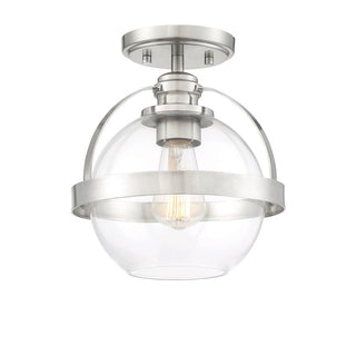 Pendleton 1-Light Ceiling Light in Satin Nickel Satin Nickel