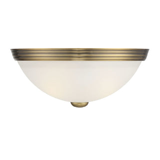 2-Light Ceiling Light in Warm Brass Warm Brass