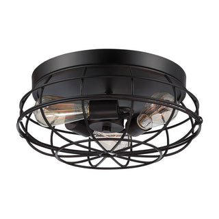 Scout 3-Light Ceiling Light in English Bronze English Bronze