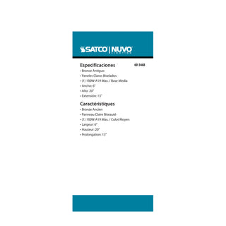 CENTRAL PARK 1 LT OUTDOOR