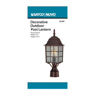 ADAMS 1 LGT 17 OUTDOOR POST