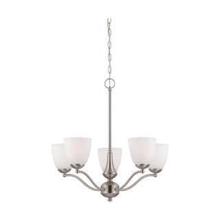 PATTON 5 LIGHT CHANDELIER/UP