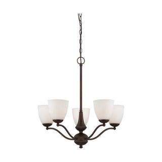 PATTON 5 LIGHT CHANDELIER/UP