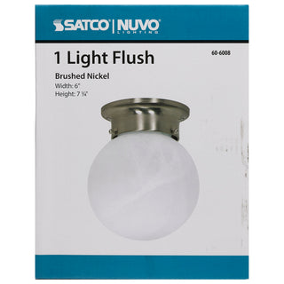 1 LT - 6" BALL FLUSH FIXTURE