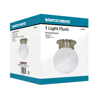 1 LT - 6" BALL FLUSH FIXTURE