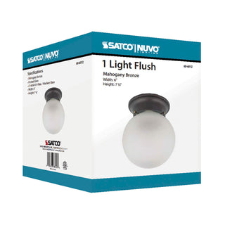 1 LIGHT 6" BALL CEILING