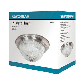 2 LIGHT 13" FLUSH MOUNT