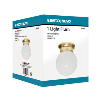 1 LIGHT 6" BALL FIXTURE