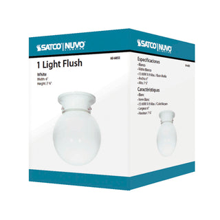 1 LIGHT 6" BALL FIXTURE