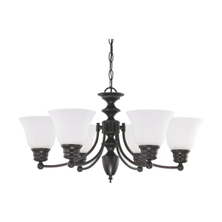 EMPIRE 6 LIGHT 26" CHANDELIER