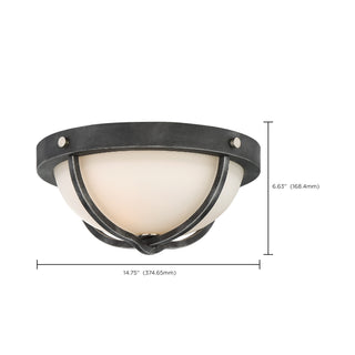 SHERWOOD 2 LIGHT FLUSH MOUNT