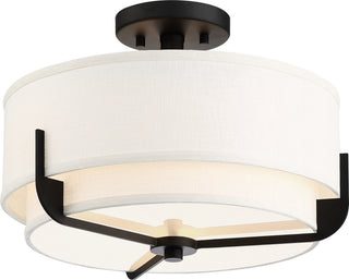 FRANKIE 3 LIGHT SEMI FLUSH