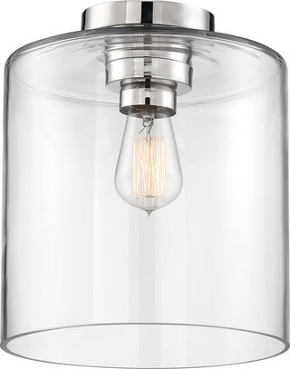 CHANTECLEER 1 LIGHT SEMI FLUSH