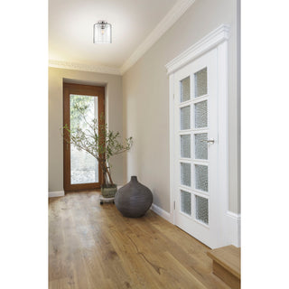CHANTECLEER 1 LIGHT SEMI FLUSH