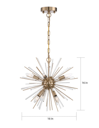 CIRRUS 6 LIGHT CHANDELIER