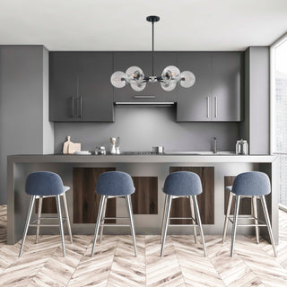 AXIS 6 LIGHT CHANDELIER