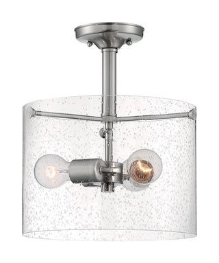 BRANSEL 3 LIGHT SEMI FLUSH