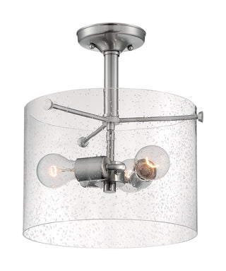 BRANSEL 3 LIGHT SEMI FLUSH