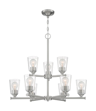 BRANSEL 9 LIGHT CHANDELIER