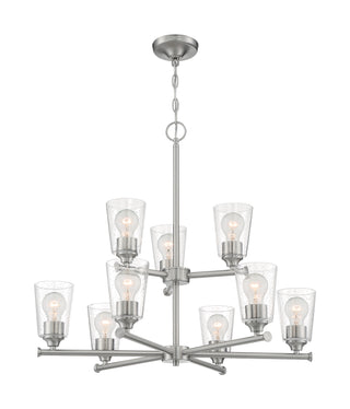 BRANSEL 9 LIGHT CHANDELIER