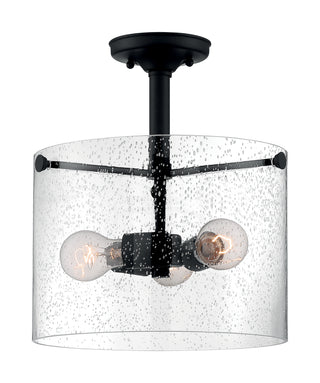 BRANSEL 3 LIGHT SEMI FLUSH