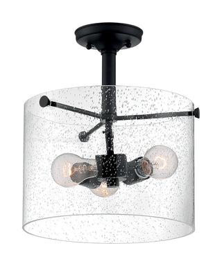 BRANSEL 3 LIGHT SEMI FLUSH