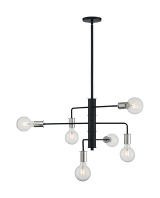RYDER 6 LIGHT CHANDELIER