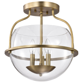 AMADO 3 LIGHT SEMI FLUSH MOUNT