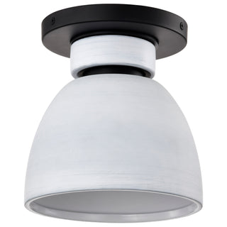 COLLINS 8" CERAMIC FLUSH MOUNT