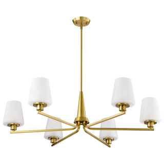 LUNE 6 LIGHT CHANDELIER