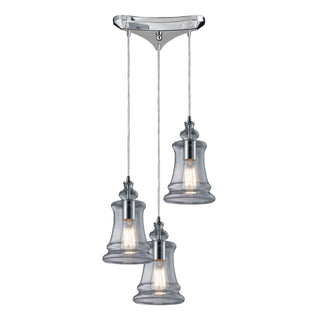 Menlow Park 10'' Wide 3-Light Multi Pendant - Polished Chrome