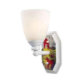 Kidshine 10'' High 1-Light Sconce - White