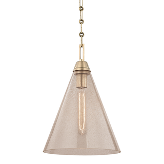 Newbury Pendant Aged Brass