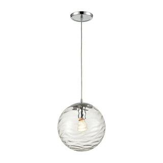 Water's Edge 10'' Wide 1-Light Mini Pendant - Polished Chrome